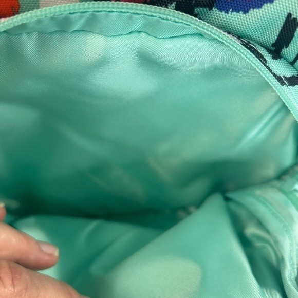 Vera Bradley Lighten Up Green Essential Backpack Pueblo Lighten Up Aztec School - Picture 9 of 15